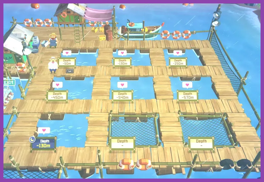 Managing crops and fish farm in Dave the Diver