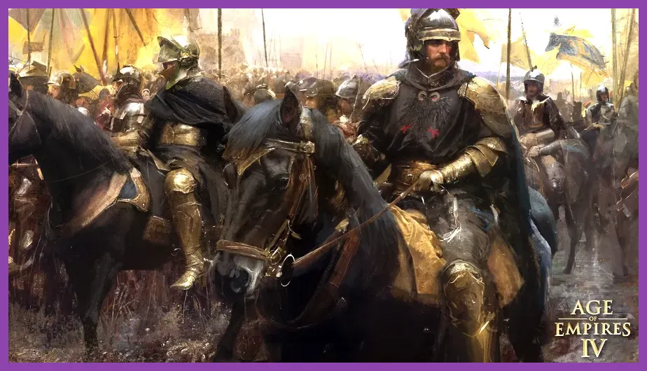 Age of Empires 4 French Royal Knights armor upgrades