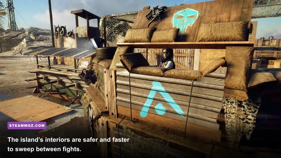 Generation Zero Alpine Unrest hotel interior with loot containers