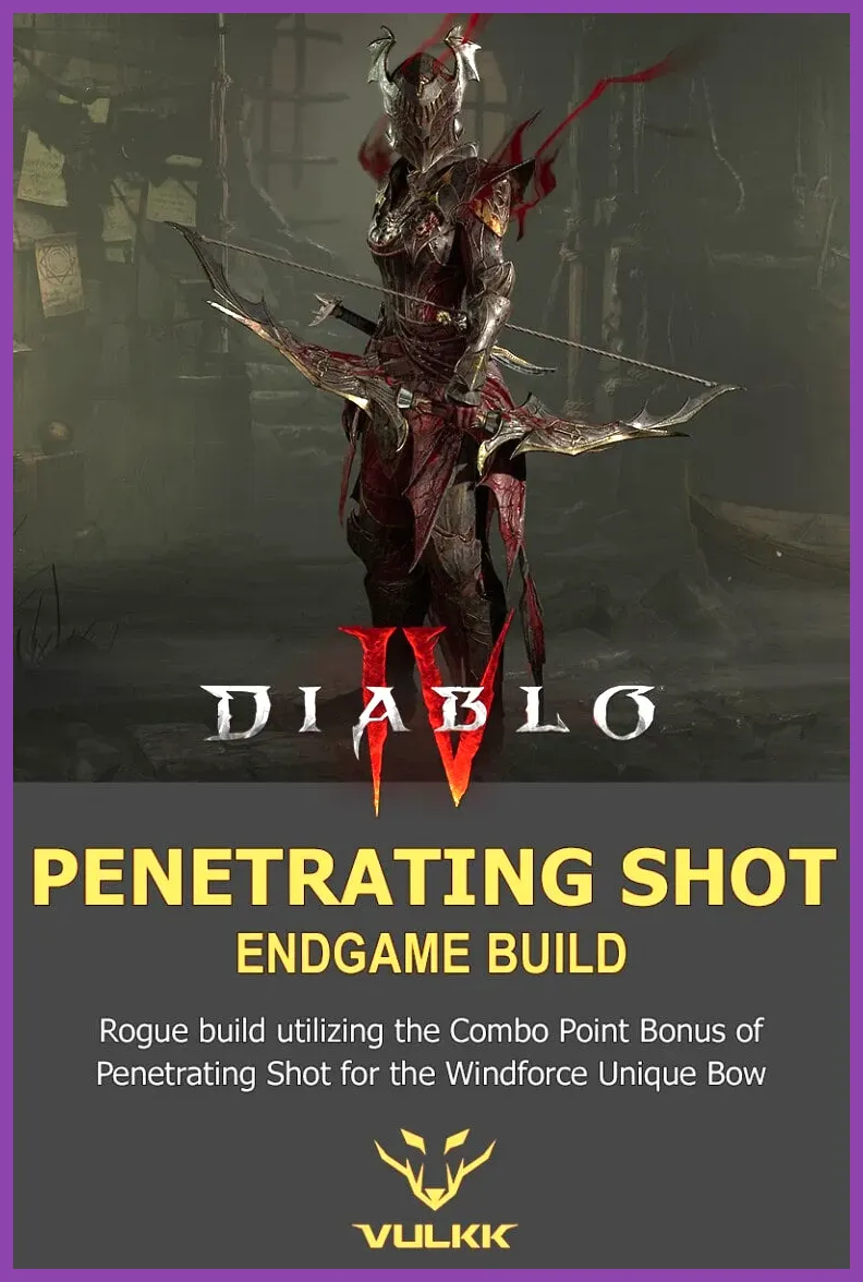 Rogue ranged attack setup in Diablo 4