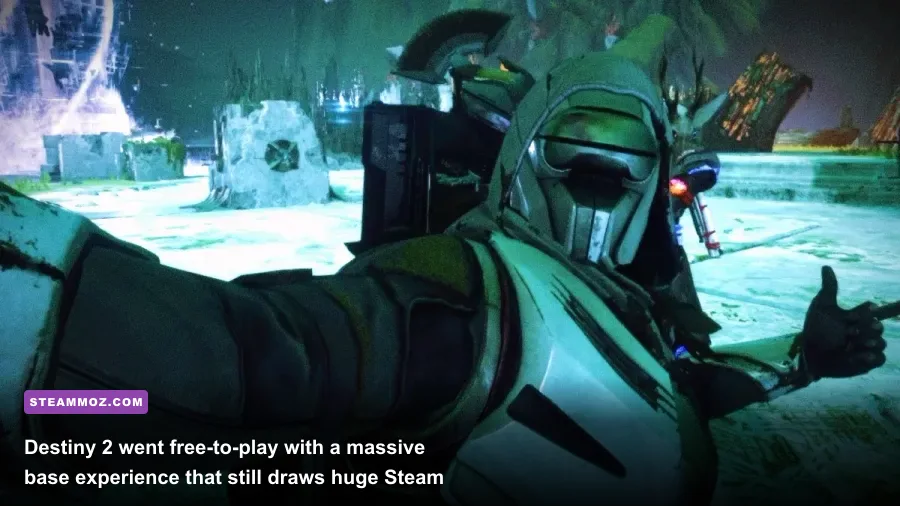 Destiny 2 Guardians fighting a raid boss