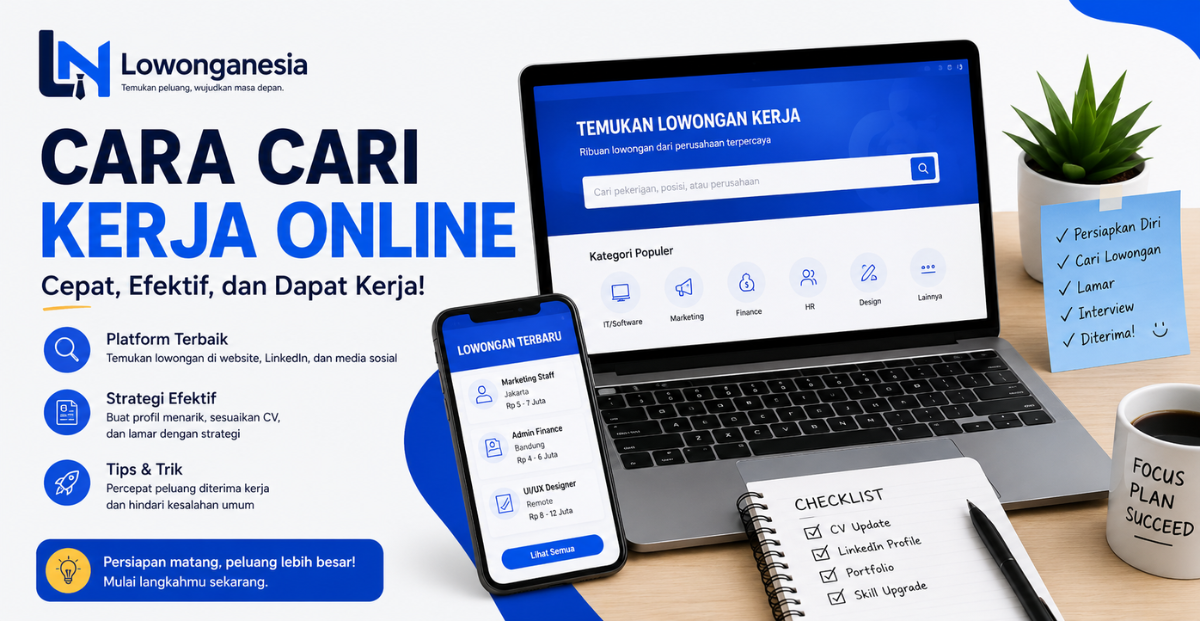 Cara Mencari Kerja Online yang Efektif di 2026