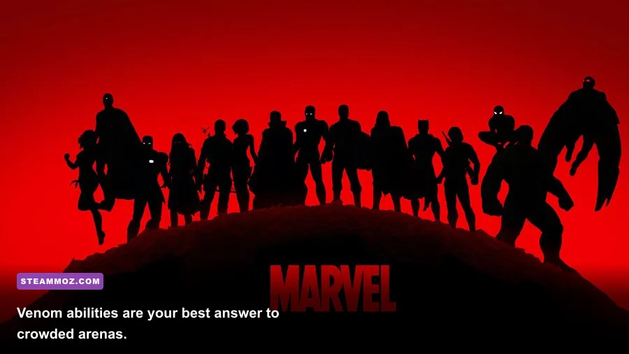 Miles Morales using Venom Punch against Underground enemies in combat