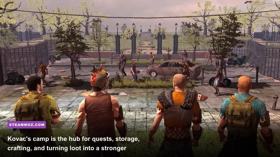 Kovac camp and crafting stations in How to Survive 2