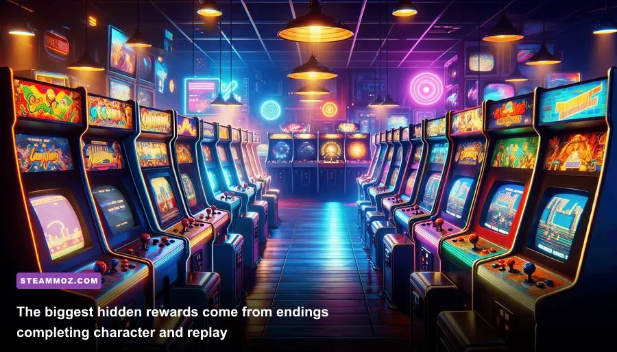 Arcade Spirits ending scene and achievement reward