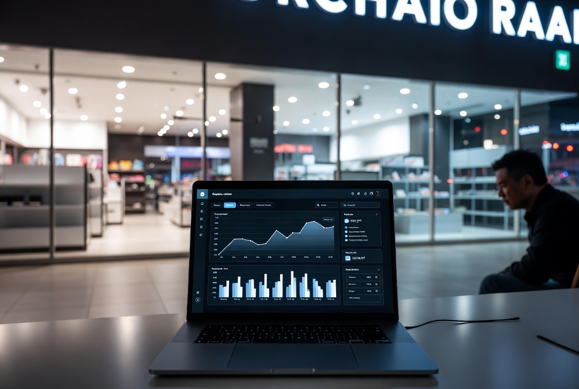 website analytics of retail store in Orchard Road