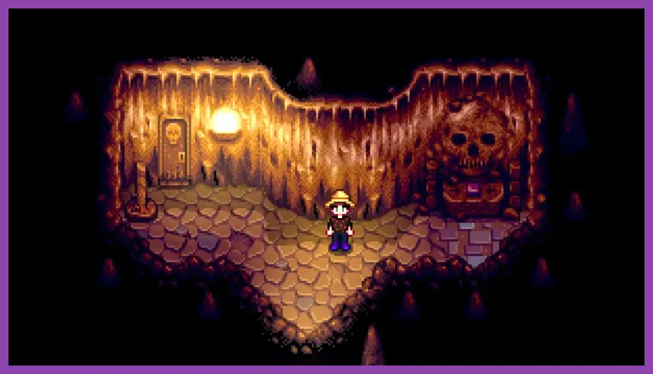 Stardew Valley solo mining run in Skull Cavern