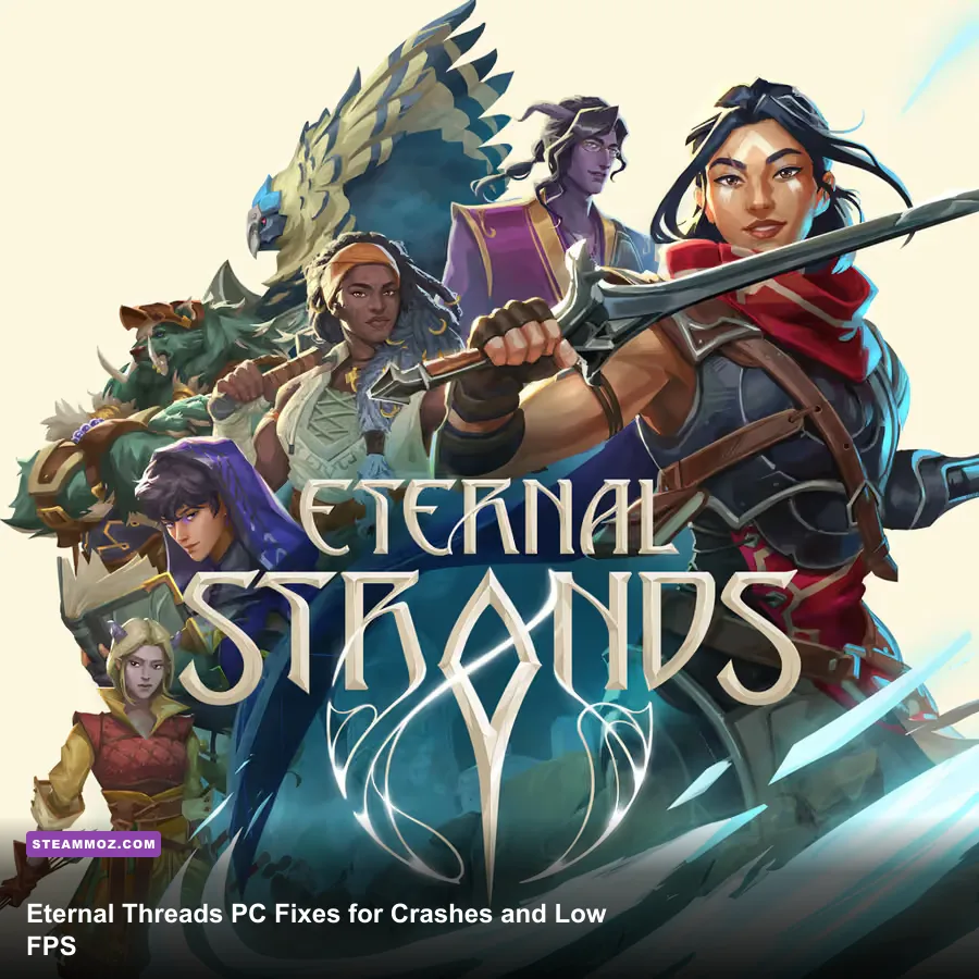 Eternal Threads PC screenshot showing the burning house and branching timeline