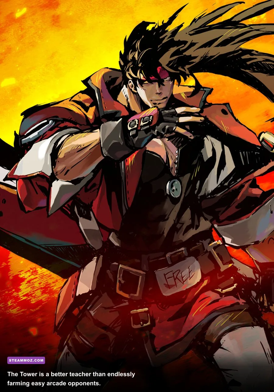 Guilty Gear Strive online Tower match and lobby gameplay