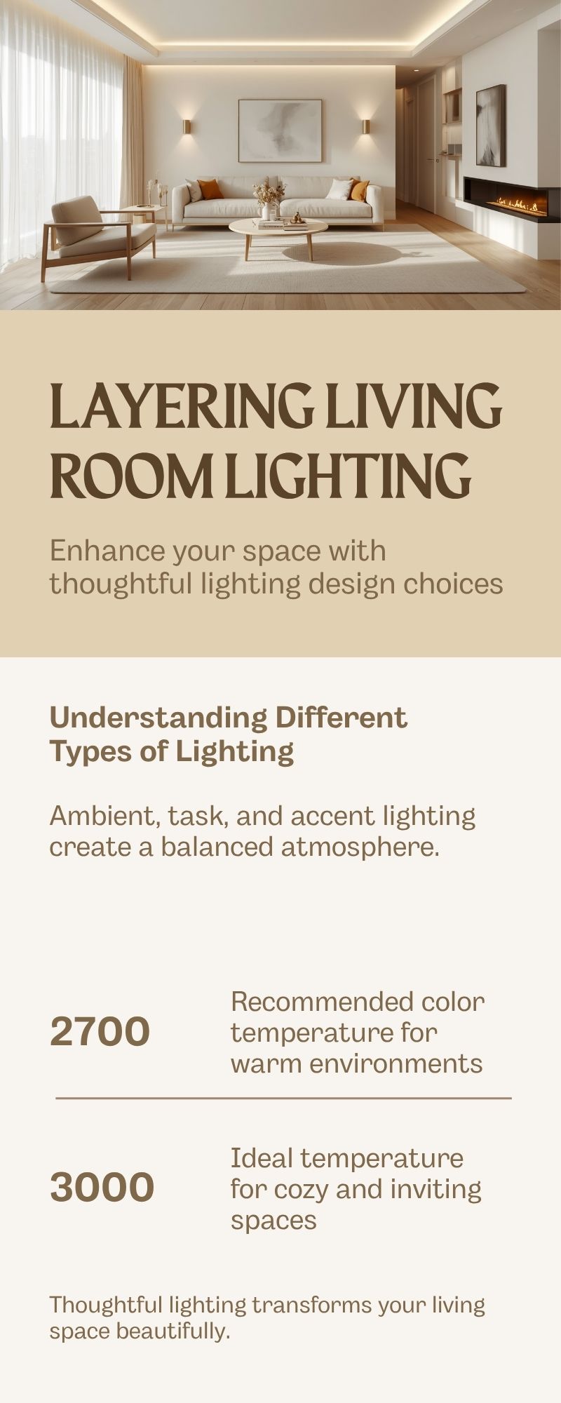Floor lamp positioned beside a reading chair for task lighting