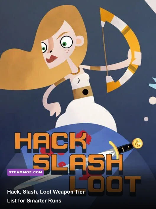 Hack Slash Loot hero fighting monsters inside a dungeon