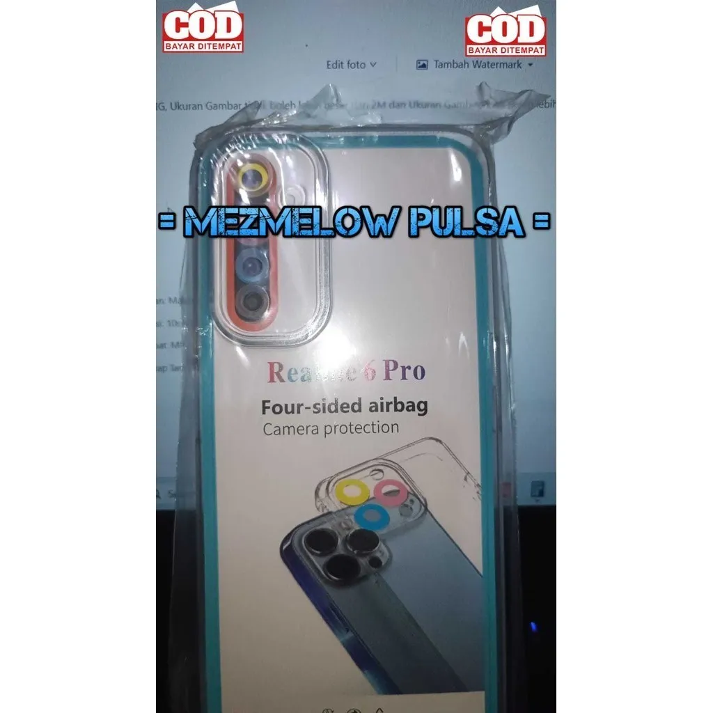 Softcase Silikon Transparant Casing Caseng REALME 6 PRO / REALME NOTE 60 / REALME C75 / REALME C61 - Gambar 4