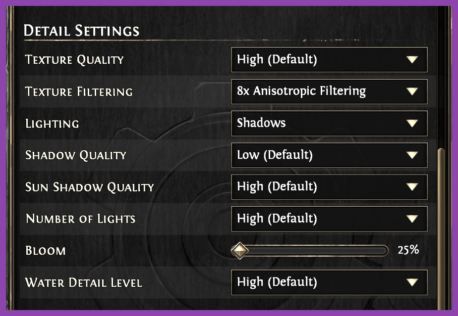 Path of Exile 2 in-game graphics options and renderer selection menu