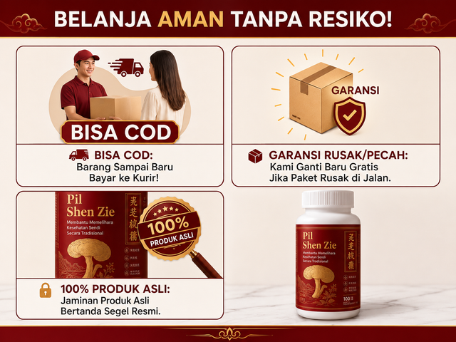 Ilustrasi Pertanyaan Umum Pil Shen Zie