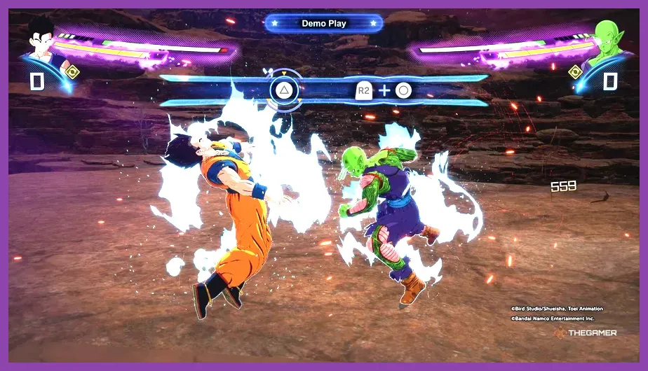 Combo and buff management in Dragon Ball Sparking Zero