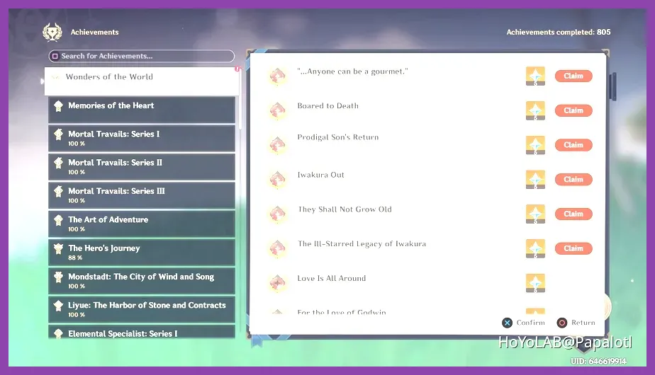 How to Unlock All Achievements in Genshin Impact