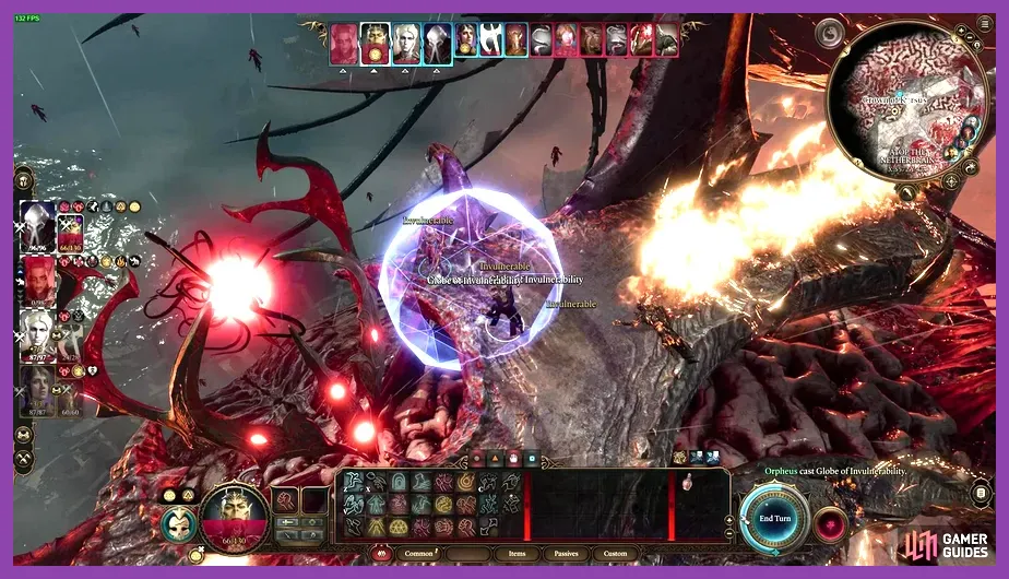 Baldur's Gate 3 Honor Mode final battle against the Netherbrain