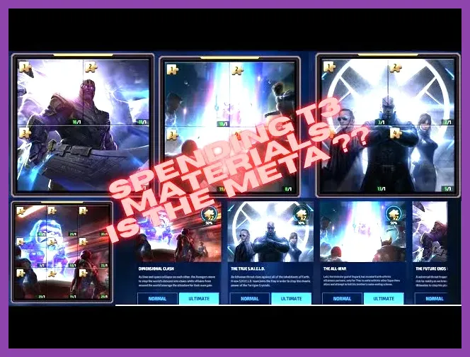 Marvel Future Fight event puzzle solution