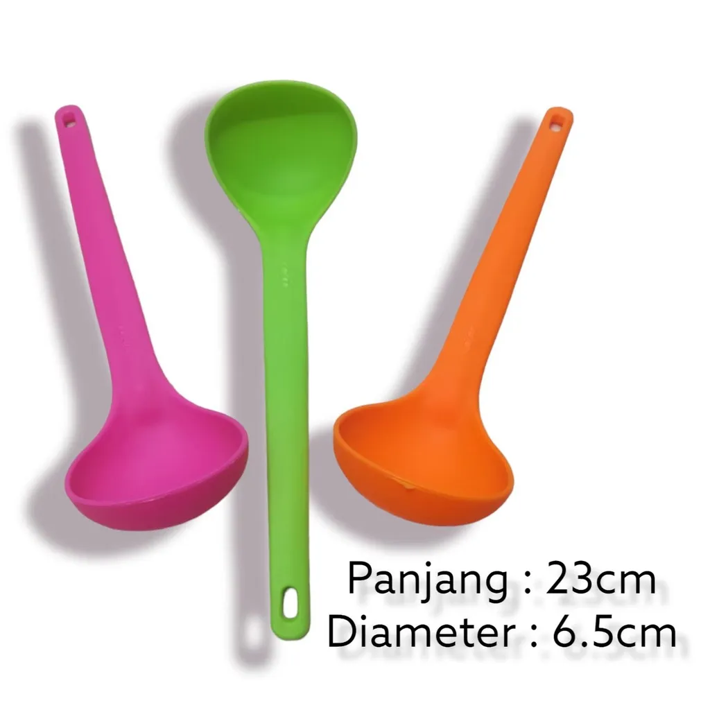 irus Centong Soup KH Plastik / Sendok Sayur / Soup ukuran Panjang 23cm