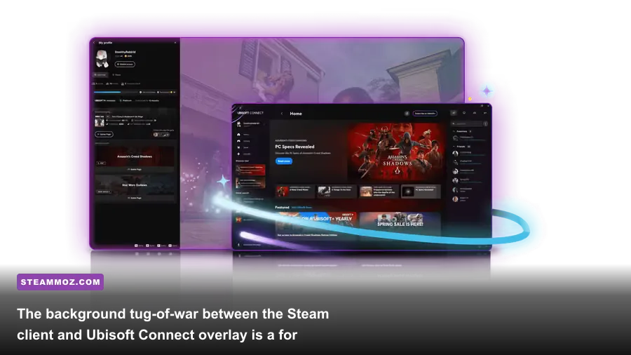 Ubisoft Connect settings page showing the in-game overlay toggle switch