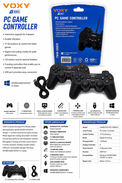 Game Pad VOXY DOUBLE BLACK