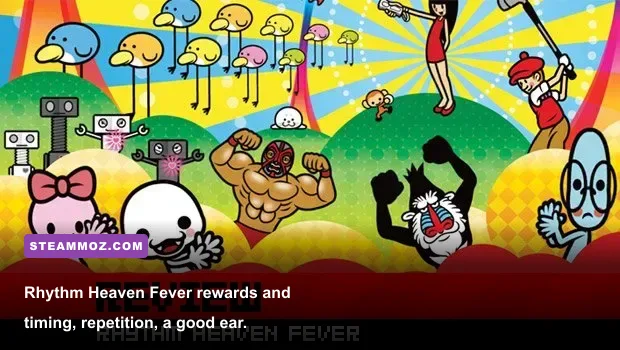 Rhythm Heaven Fever rhythm minigame gameplay screenshot