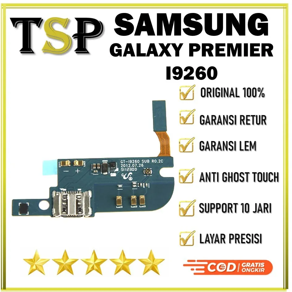 FLEXIBEL / FLEXIBLE / FLEKSIBEL C/C+ UI BOARD+MIC+ SAMSUNG GALAXY PREMIER / I9260 ORIGINAL 100%