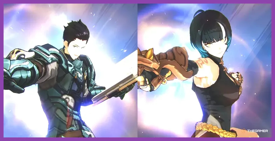 Emma Laurent and Yoo Soohyun using fire attacks against a boss in Solo Leveling ARISE