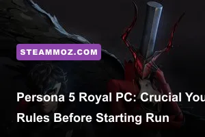 Joker and the Phantom Thieves striking a combat pose in Persona 5 Royal