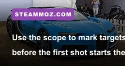 Final Argument sniper rifle scope aimed at a military base in Just Cause 3