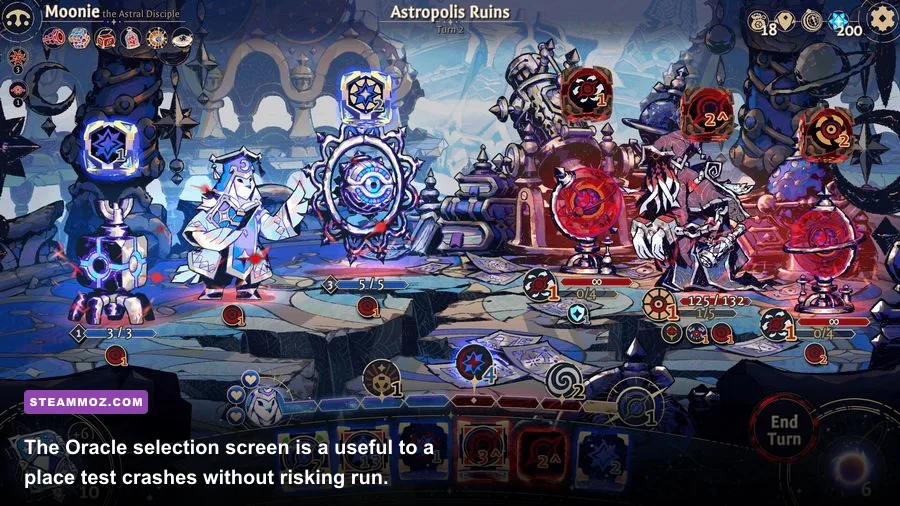 Astrea Six-Sided Oracles Oracle selection screen with playable characters