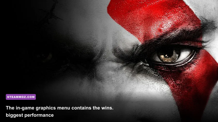 God of War PC graphics settings menu showing DLSS and FSR options