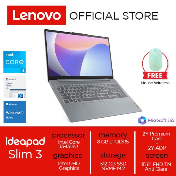 Lenovo IdeaPad Slim 3i 15IRU8 Core i3-1315U 8GB 512GB W11 OH24 M365 15.6"