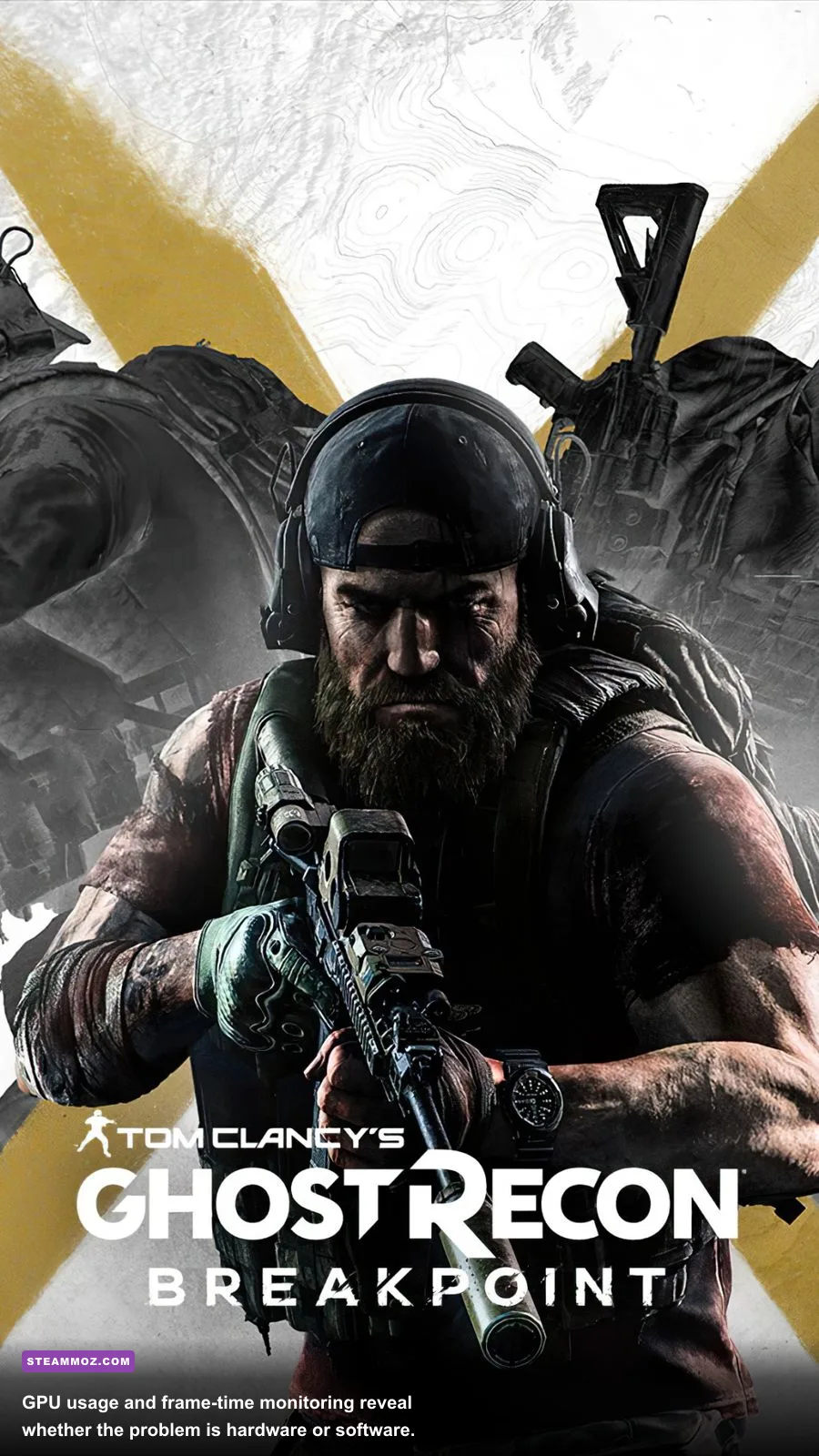Ghost Recon Breakpoint PC performance benchmark gameplay with GPU overlay