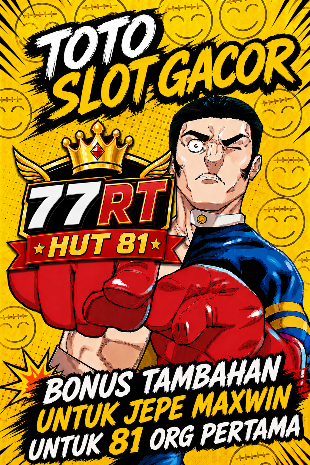 77RT : Sambut HUT RI ke-81 dengan Bonus Spesial untuk 81 Orang Pertama