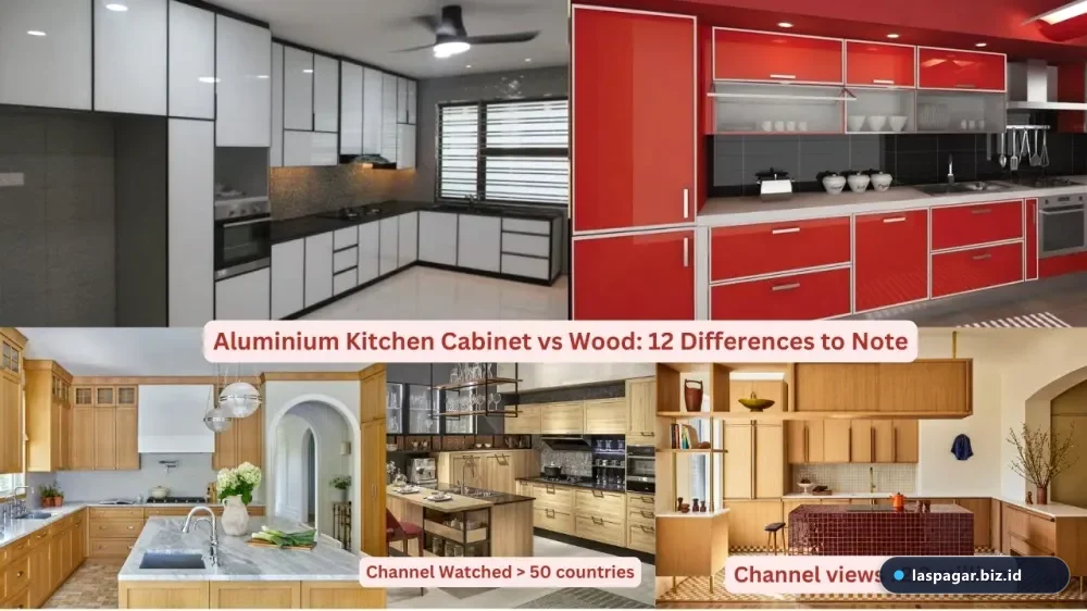 Tabel perbandingan keunggulan lemari dapur aluminium panel ACP dibanding kayu dan multiplek