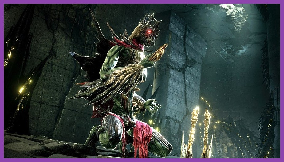 Code Vein anime character fighting massive monster with giant sword