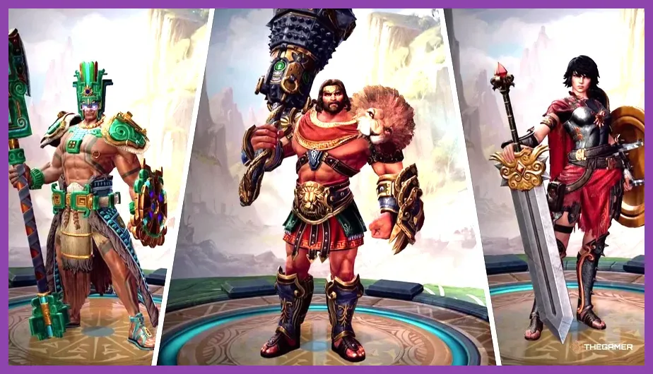 Smite Warrior class gods like Bellona and Hercules