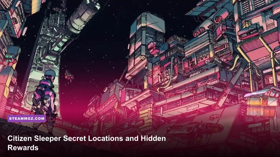 Citizen Sleeper protagonist viewing Erlin's Eye station map