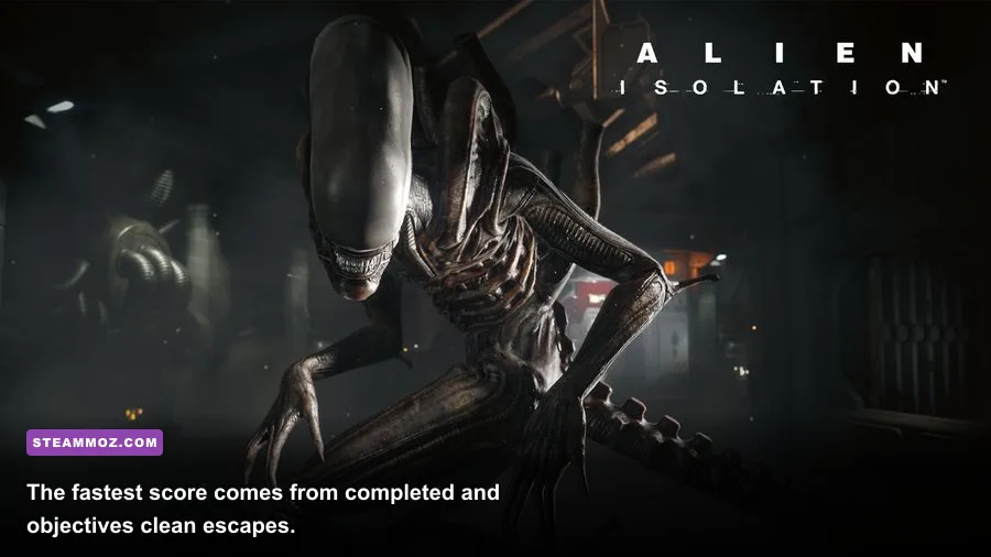 Alien Isolation Lost Contact Survivor Mode score results screen