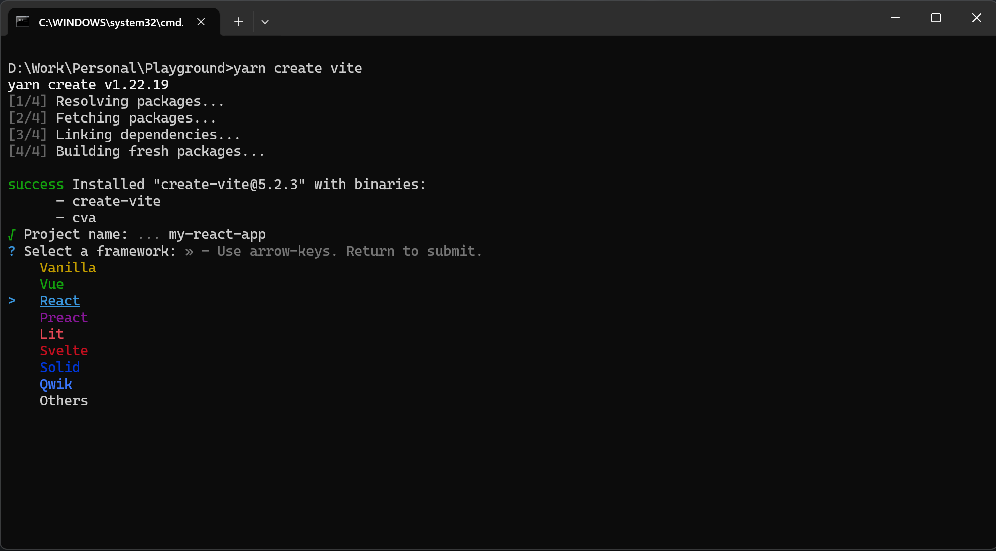 Tutorial Instal React dengan Vite