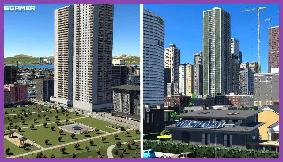 High density zone management in Cities Skylines 2
