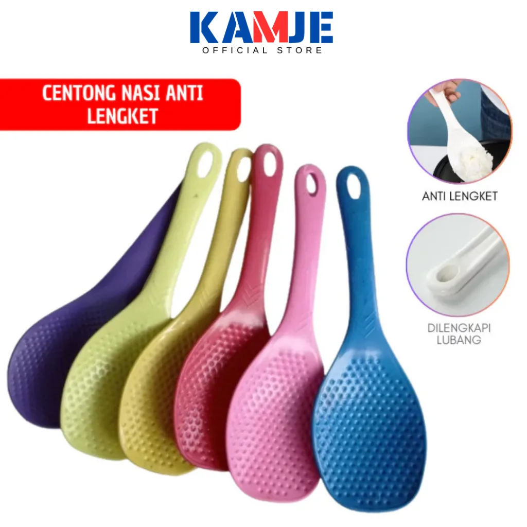 KAMJE Centong Sendok Nasi Anti Lengket KMJ241