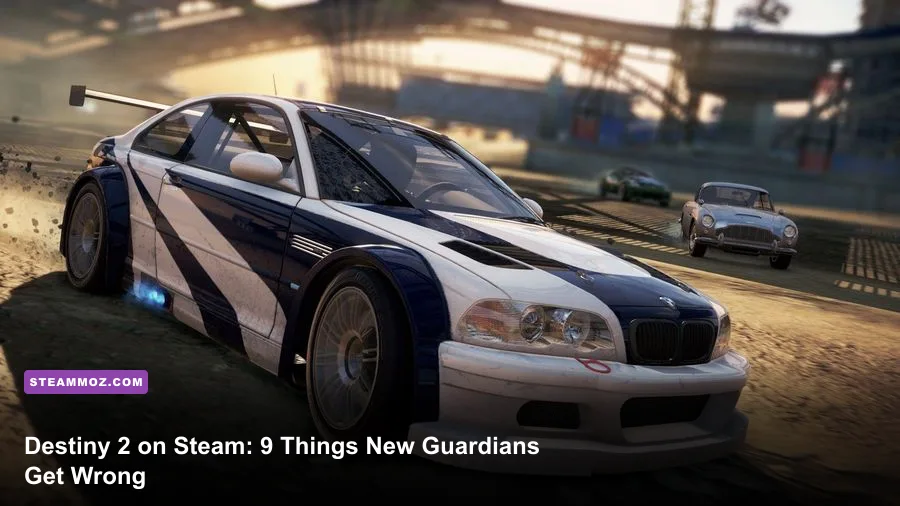 Destiny 2 Guardian exploring the Cosmodrome on Steam