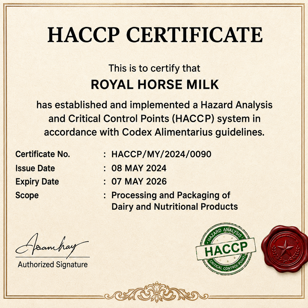 Certificate 1