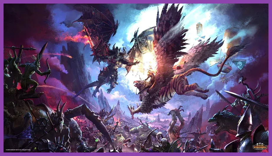 Total War Warhammer 3 particle effects and spell casting during siege