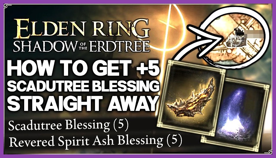 Scadutree Blessing upgrade screen in Elden Ring DLC