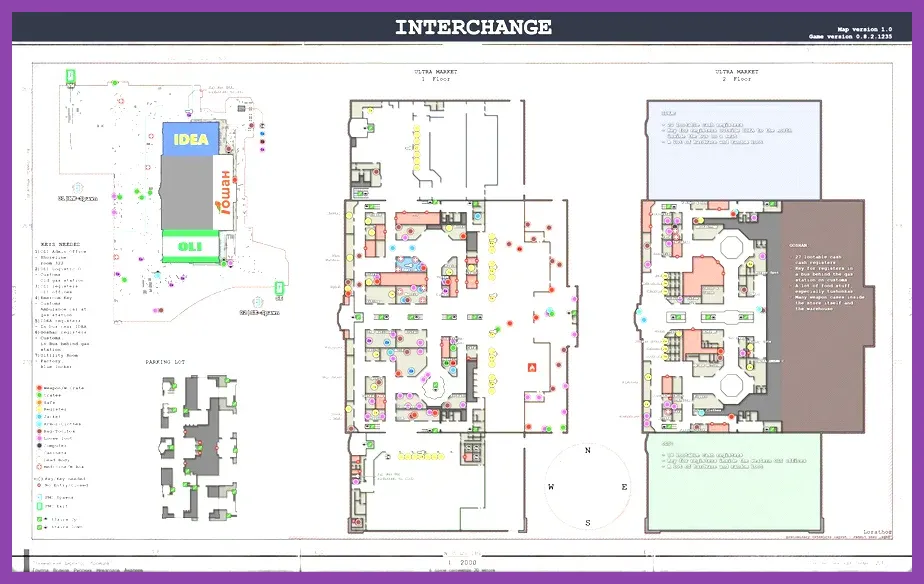 Looting hardware spawns inside Interchange shopping mall in Tarkov