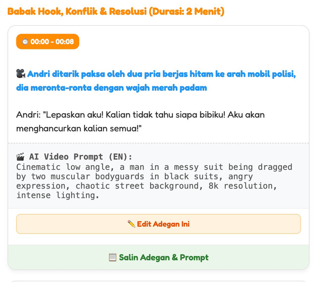 Contoh Hasil Generate Naskah 2