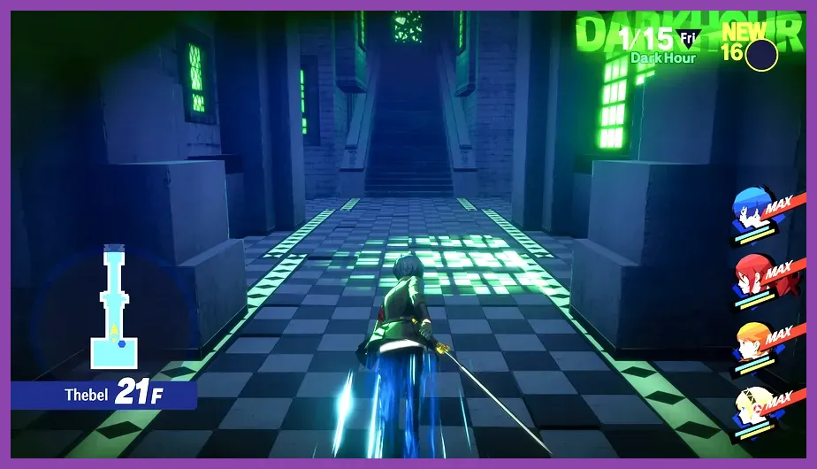 Persona 3 Reload exploration inside the shifting tower of Tartarus